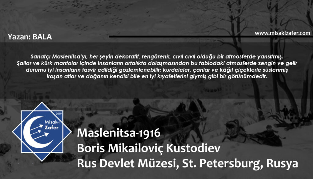 Maslenitsa-1916 Boris Mikailoviç Kustodiev