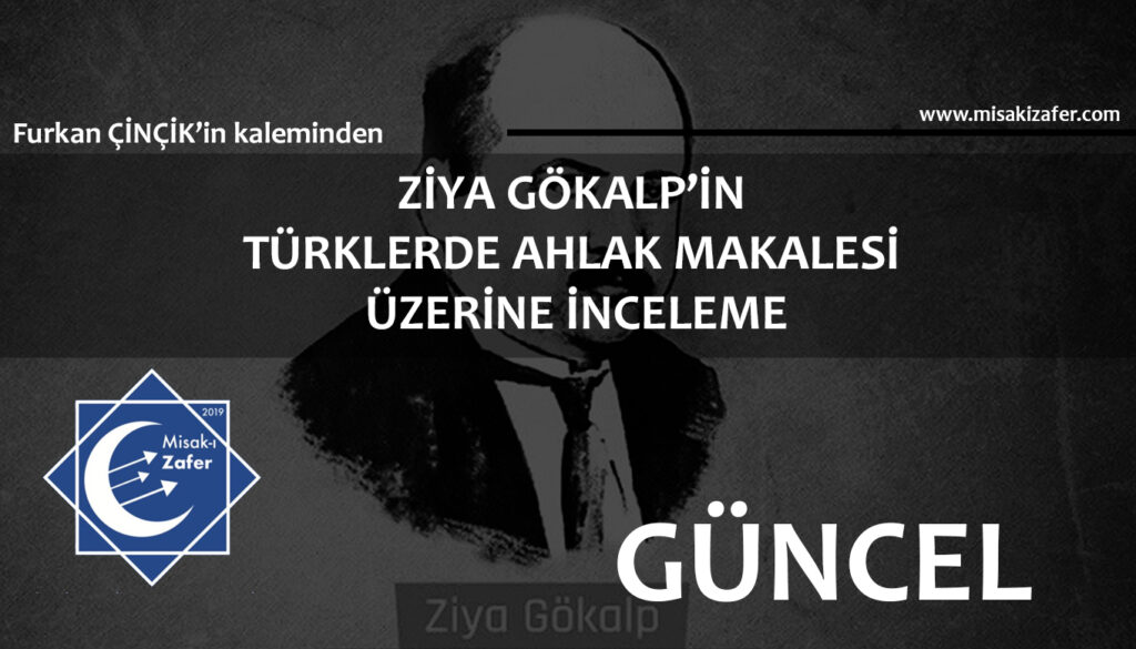 Ziya Gökalp’in Türklerde Ahlak Makalesi Üzerine İnceleme